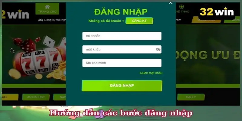 Đăng Nhập 32WIN Dễ Dàng Chỉ Với Một Vài Thao Tác Đơn Giản