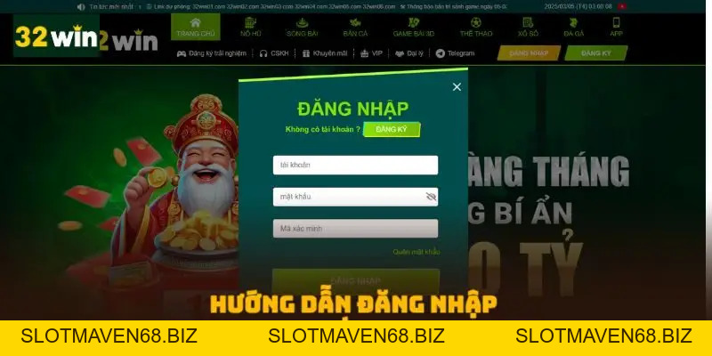 Đăng Nhập 32WIN Dễ Dàng Chỉ Với Một Vài Thao Tác Đơn Giản