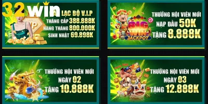 Khuyến Mãi 32WIN - Tri Ân Khách Hàng Đã Gắn Bó Cùng Nền Tảng